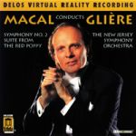 【線上試聽】馬卡爾指揮葛里埃爾 (CD)<br>馬卡爾指揮紐澤西交響管弦樂團<br>Glière: Symphony No. 2, Red Poppy suite<br>Zdenek Macal, conductor New Jersey Symphony Orchestra